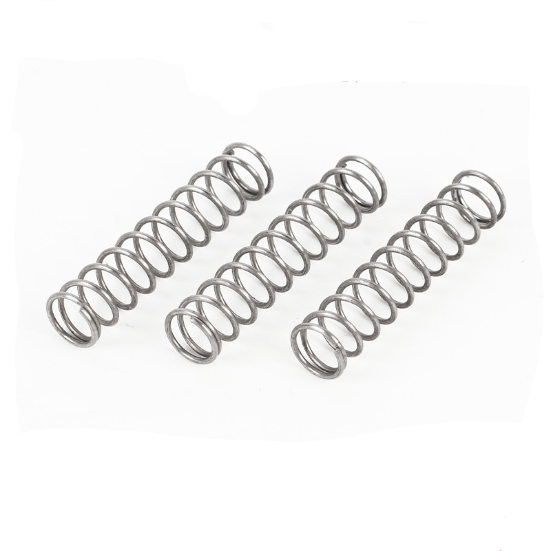 Adaptively compressive compression spring