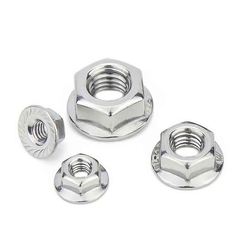 Malamig na baluktot na hexagon nut na may flange