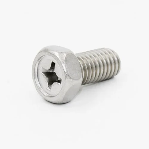 Cross recessed hexagonal self-tapping screws type f