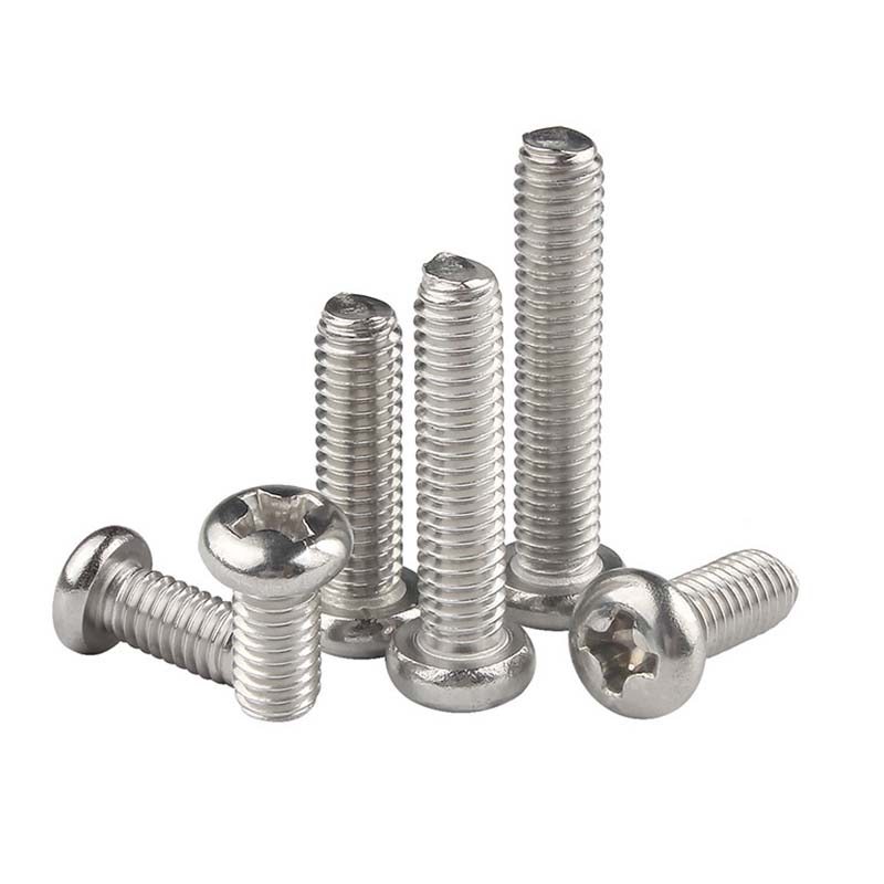 Cross recessed pan head screws na may kwelyo