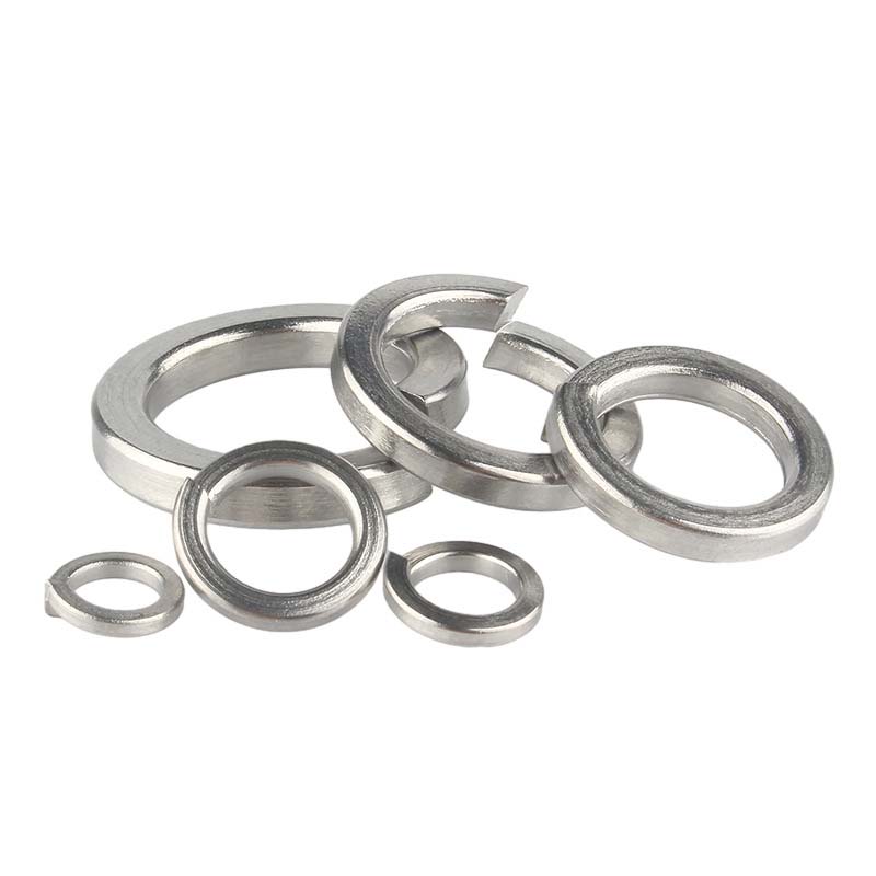 Curved spring lock washers