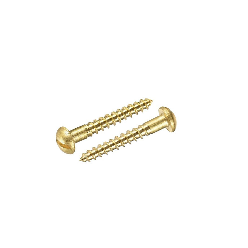DIN 96 Slotted Round Head Single Thread Wood Turnilyo