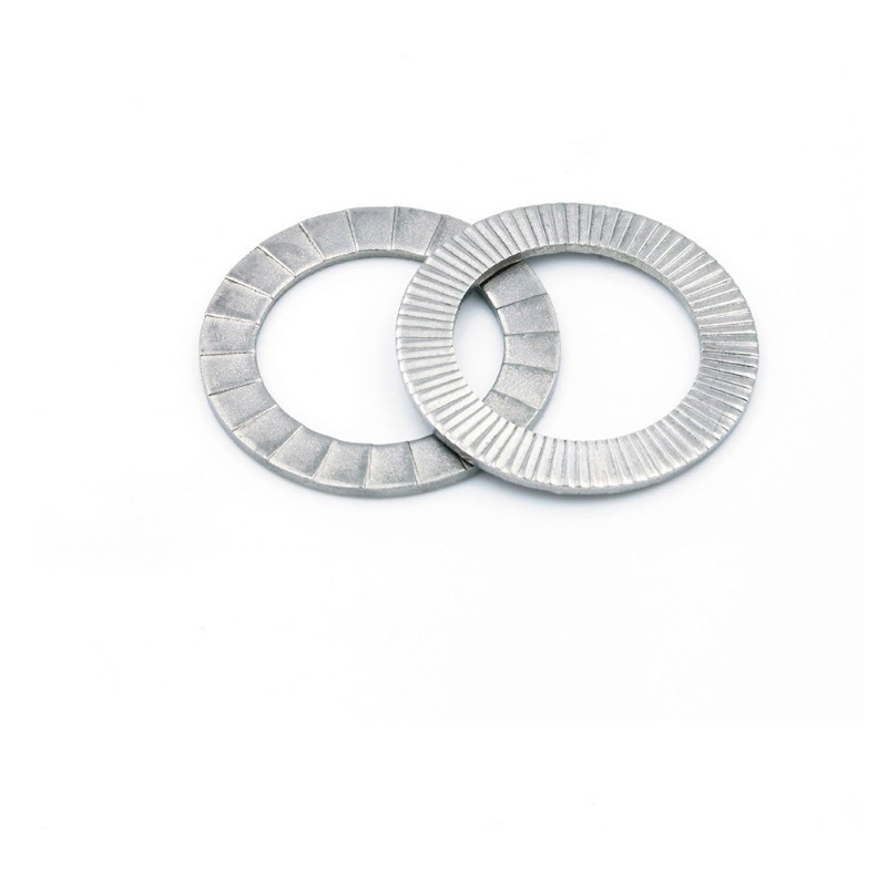 Dual acting double natapos ang self locking washer