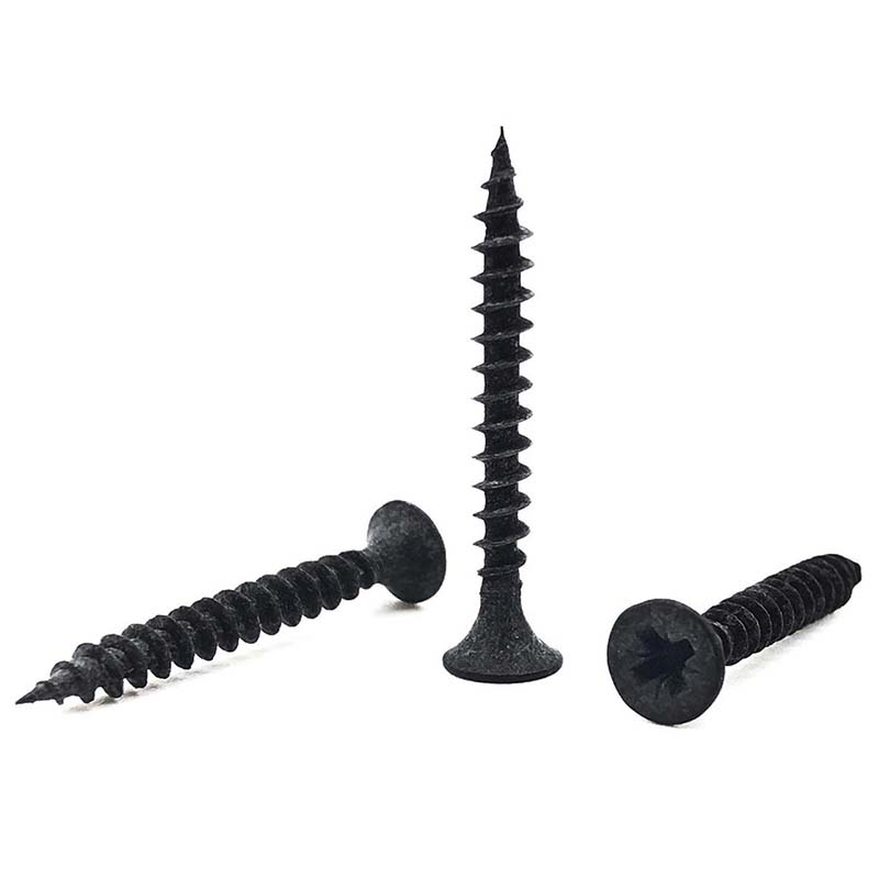 Flat head self taping screw
