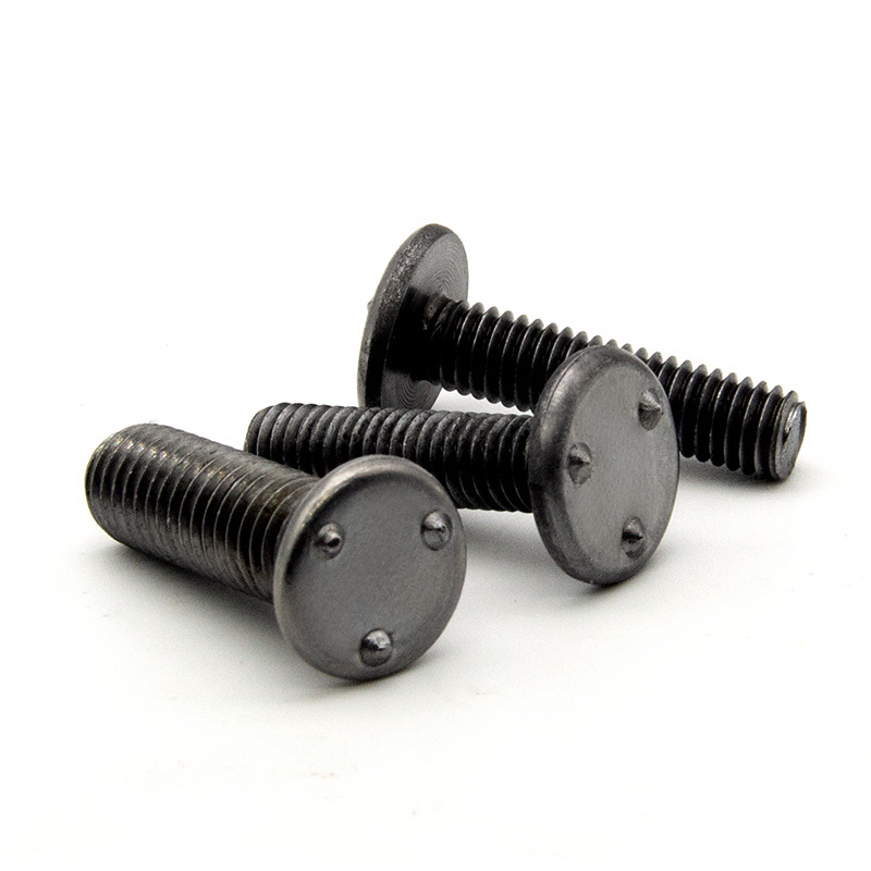 Flush mount face projection welding bolt