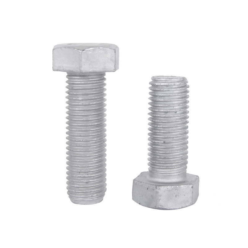 Forged black hex head screws