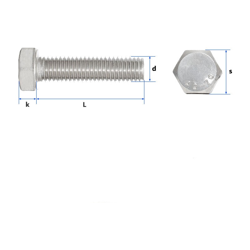 Buong thread hexagon screws