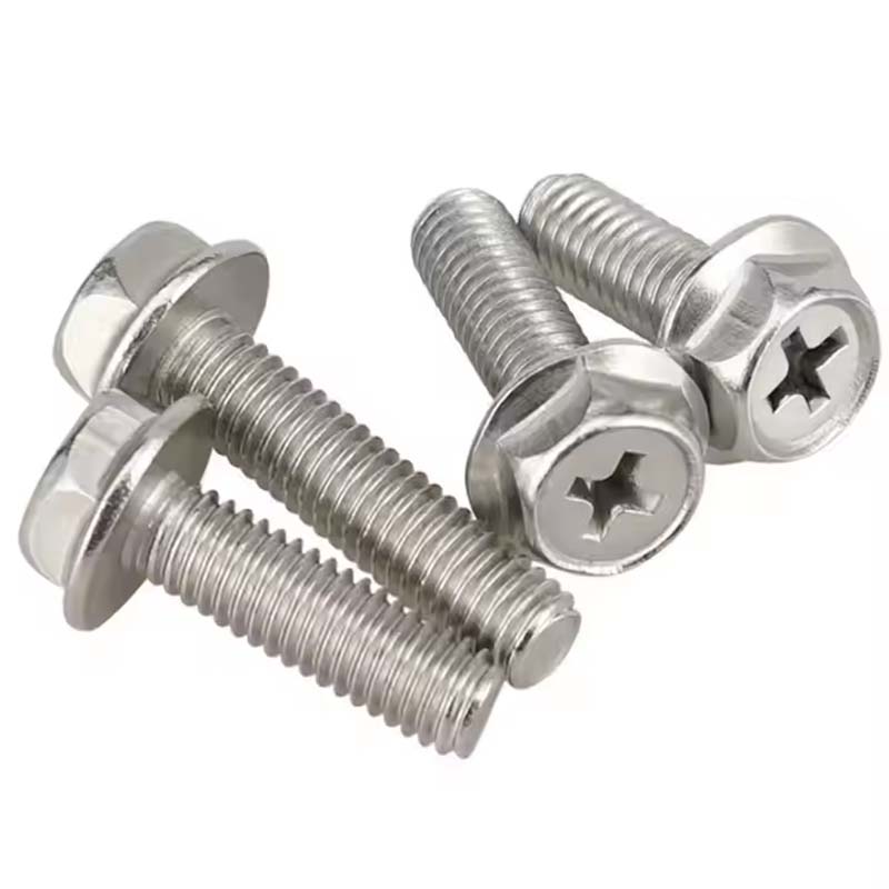 Baitang 6.8 Cross Hexagon Flange Bolt
