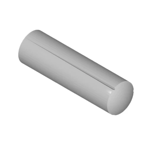 Groovd pin-full-length taper singit