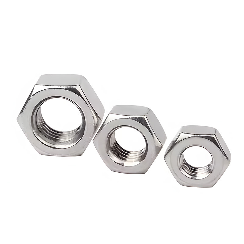 Malakas na hex flat nut