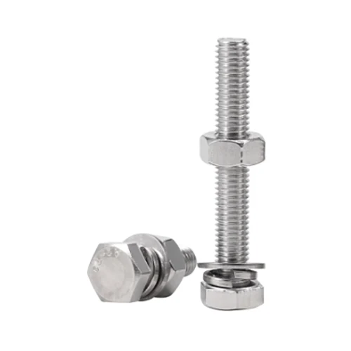 Hex head taping screw at plain washer assembly