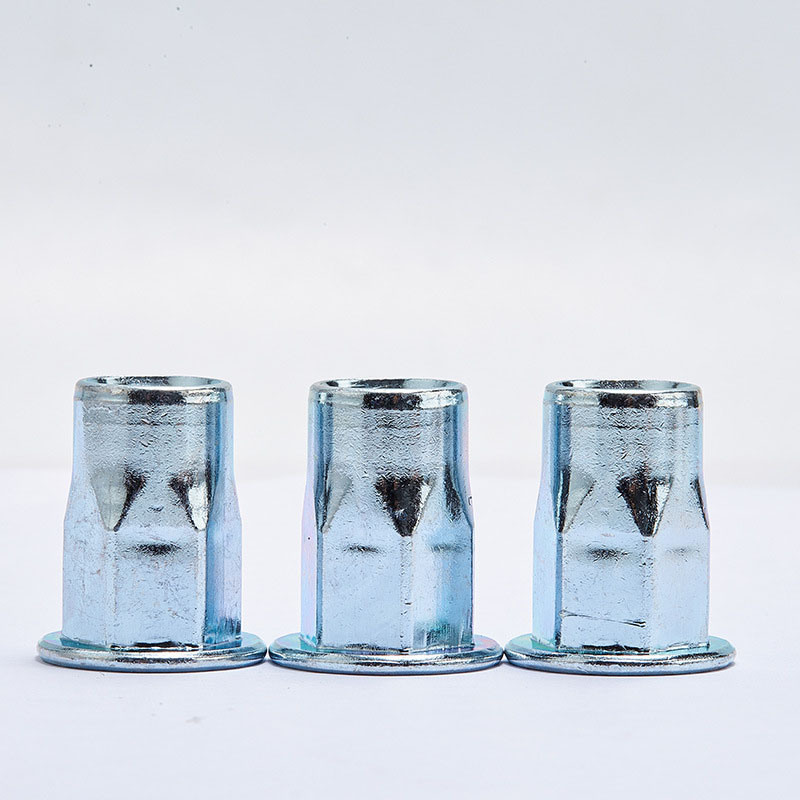 Hex locking hex rivet nut