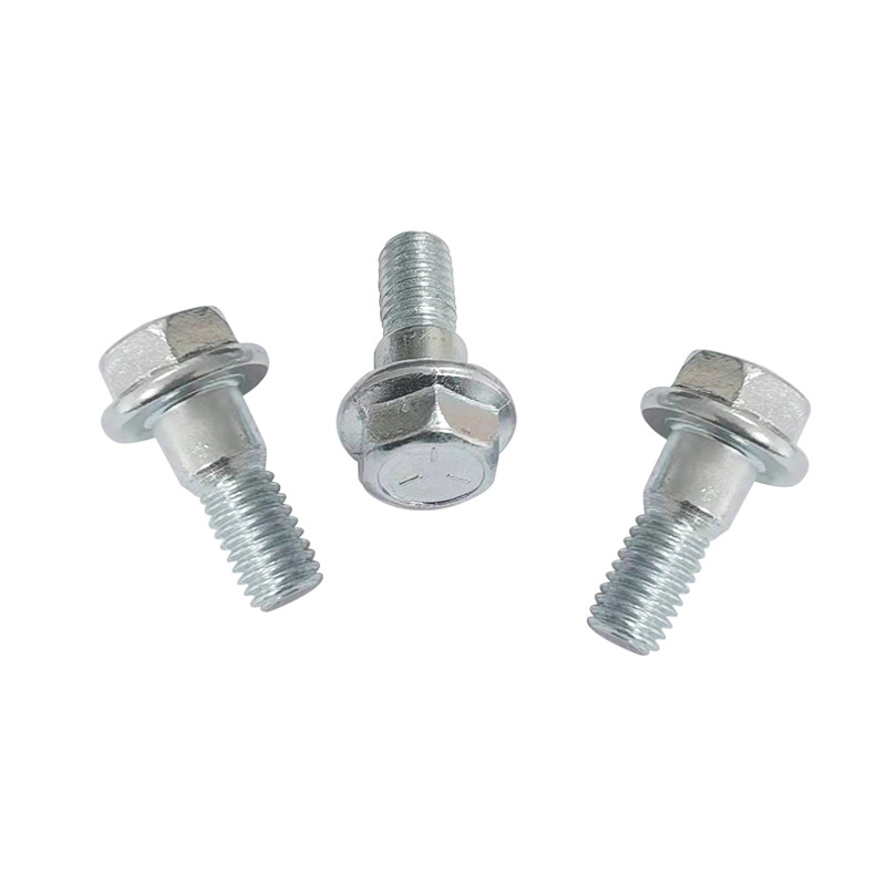 Hexagon flange bolts na may singit na disenyo