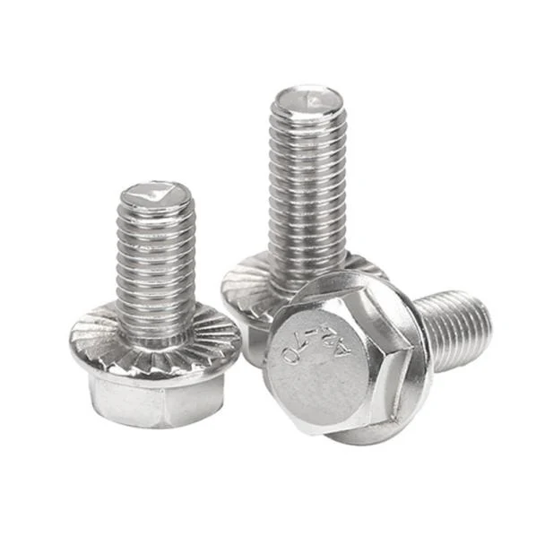 Hexagon Flange Bolts na May Ngipin