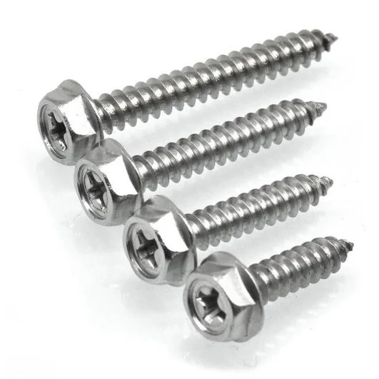 Hexagon flange head tapping screws type r