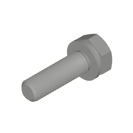 Hexagon head bolts at maliit na plain washer assembly