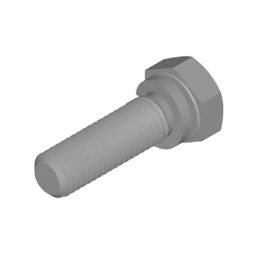 Hexagon head bolts at spring washer assembly