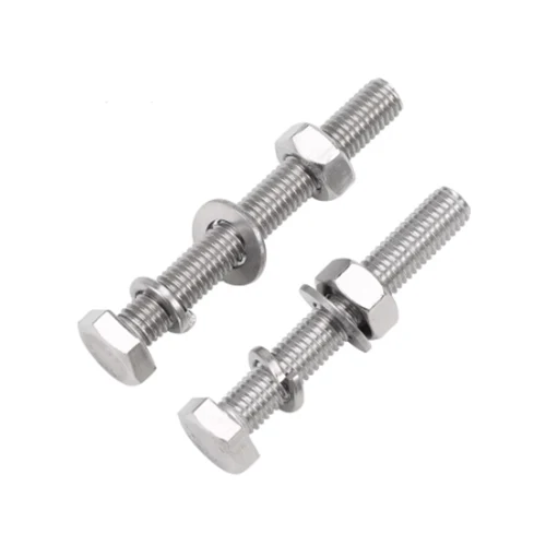 Hexagon head tapping screw at malaking plain washer assembly