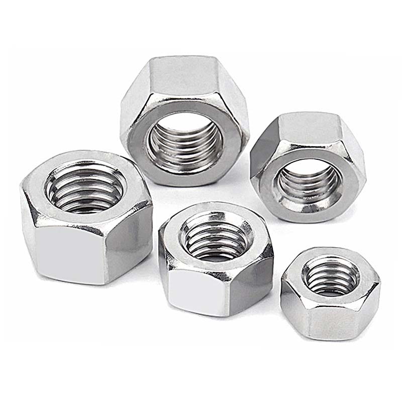 Hexagon nuts para sa pinong mekanika