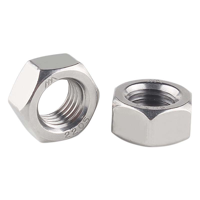 Hexagon nuts na may malalaking lapad sa buong flat