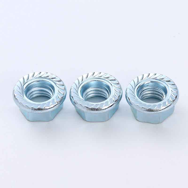 Mataas na lakas hexagon nuts na may mga flanges