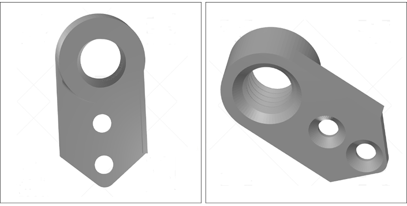 Self-locking nuts one lug