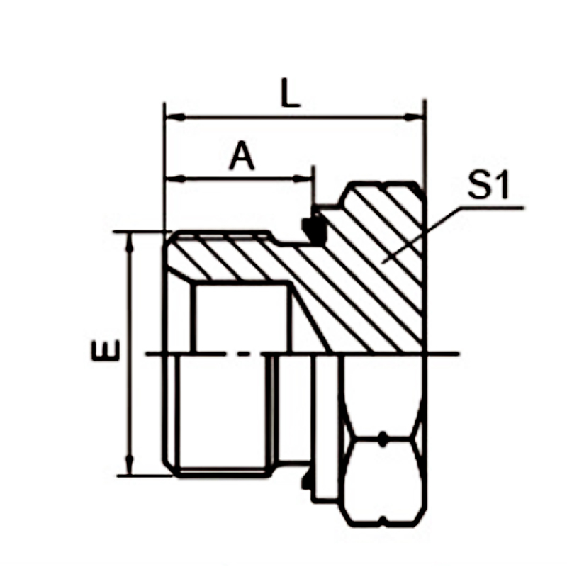 Hydraulic 4B-WD BSP Male Captive Seal Plug