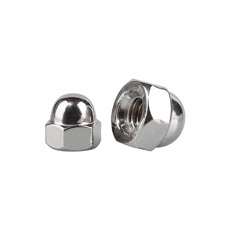 Pinagsamang Chrome Plated Cap Nuts