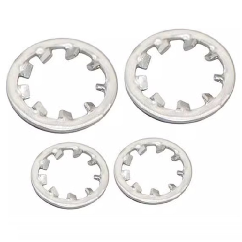 Panloob na Tooth Lock Washers Black Zinc