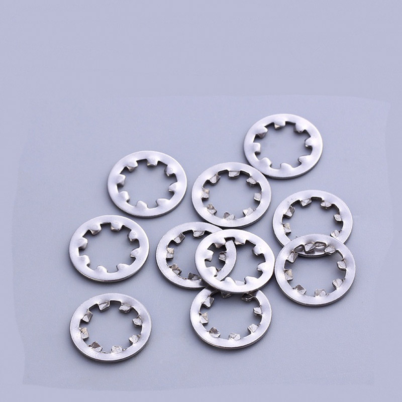 Panloob na Tooth Lock Washers Steel Zinc