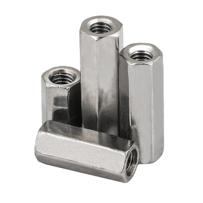 Long hexagonal pagkabit ng nut