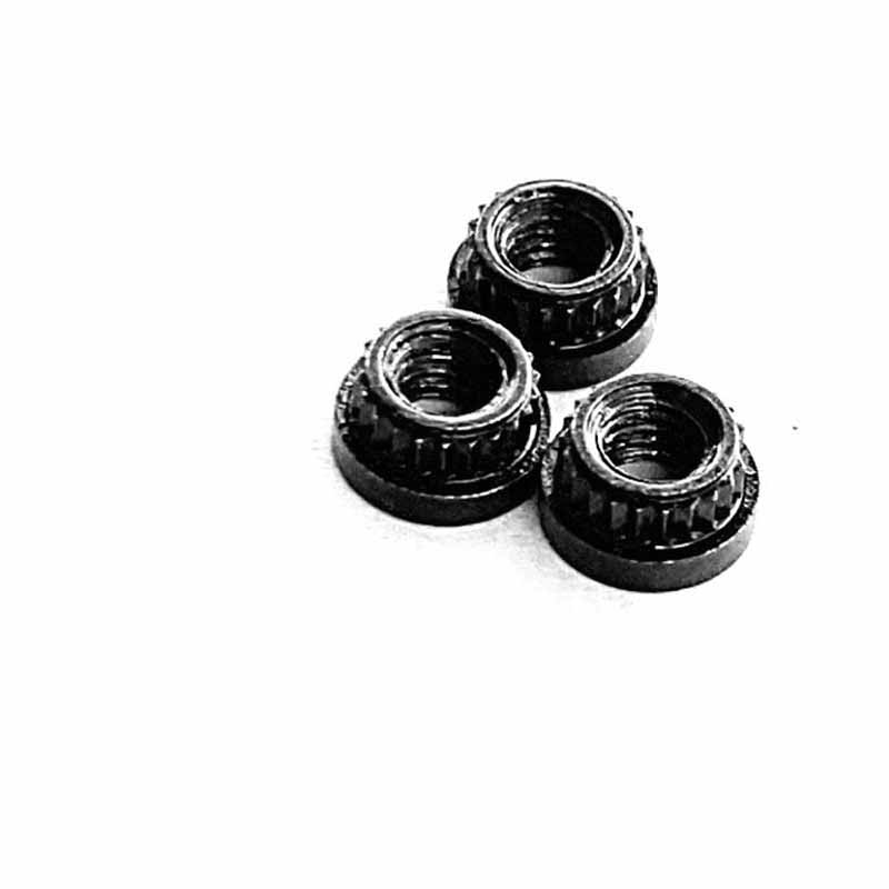 Micro press-in lock nuts na may pinag-isang mga thread
