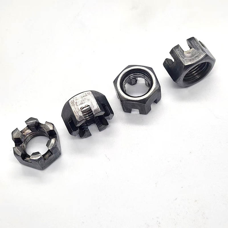 Mild Steel Hexagon Slotted Castle Nuts