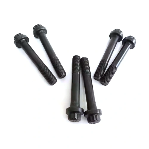 MJ Thread 12 Angle head bolt na may hole flange