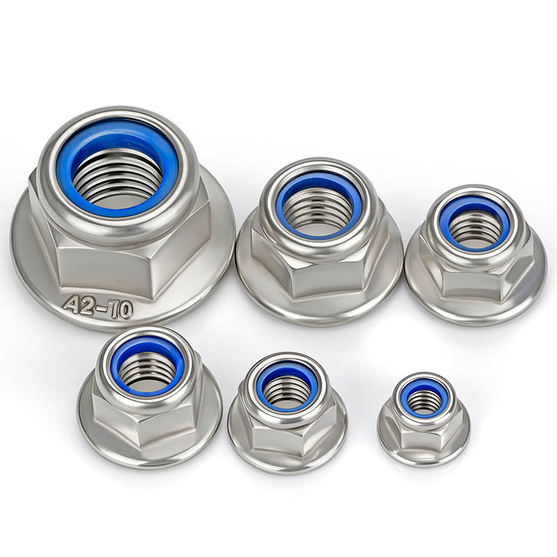 Nylon Lock Nut na may Flange