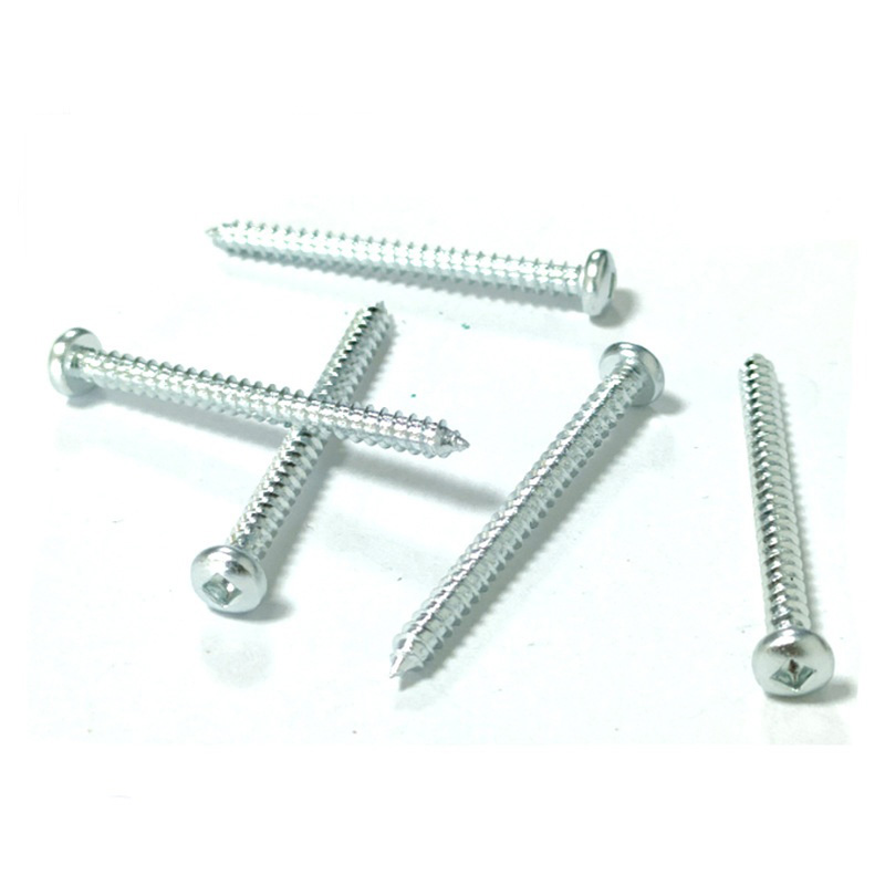 Pan head screw na may square socket