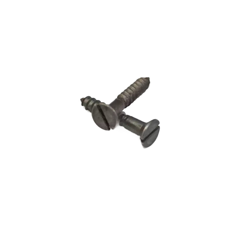 Nakataas na Countersunk Head Slot Brass Wood Screw