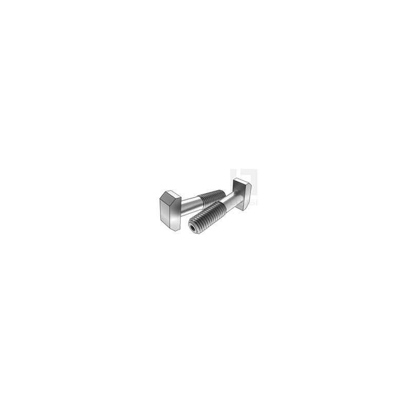 Nabawasan ang shank t bolt na may butas