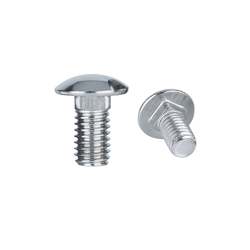 Round head ribbed leeg bolts