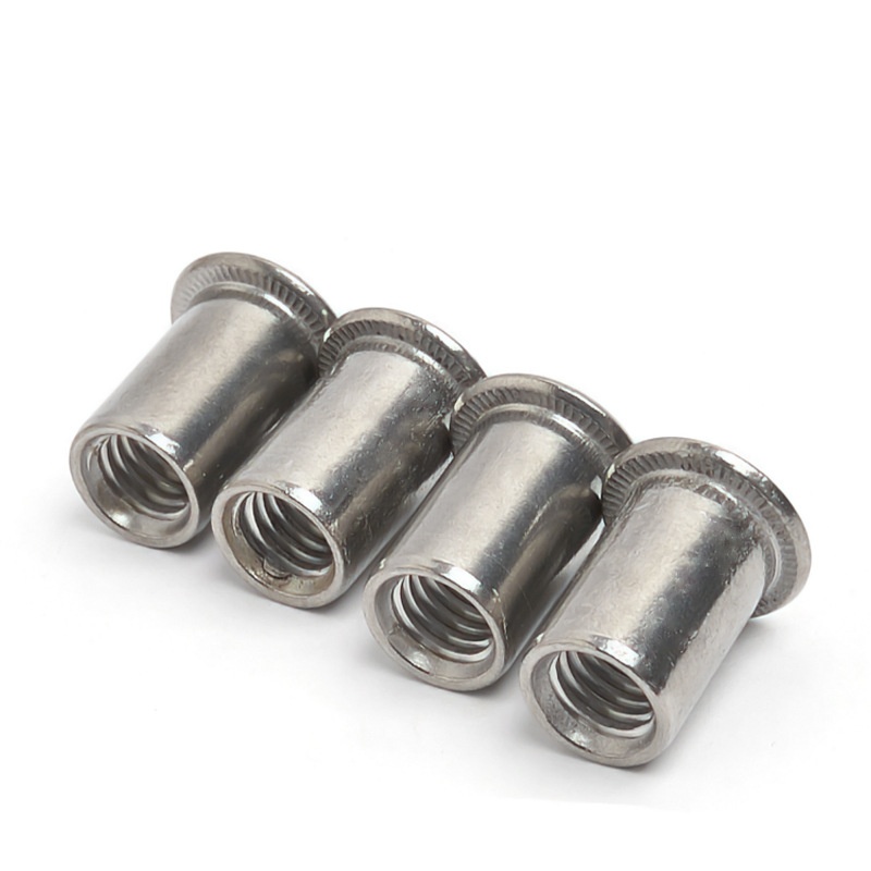 Secure na may sinulid na counter ng ulo riveted nuts