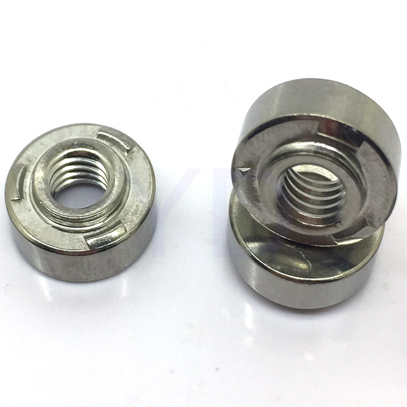 Secure weld round nuts