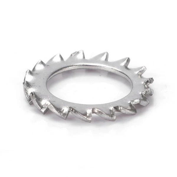 Serrated lock washers panlabas na ngipin