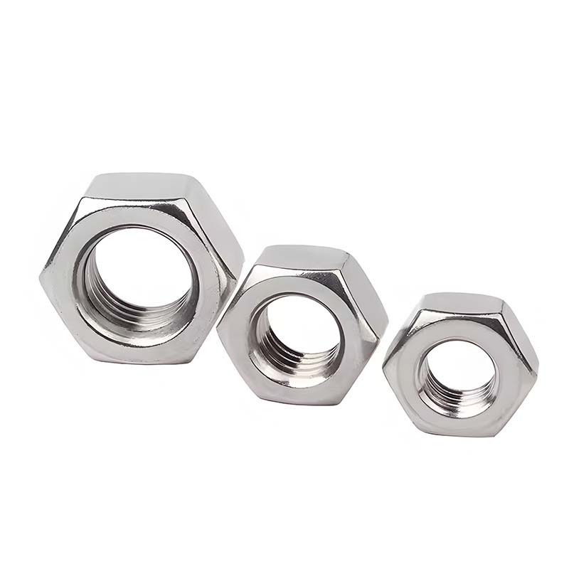 Solong chamfered hexagon manipis na nut