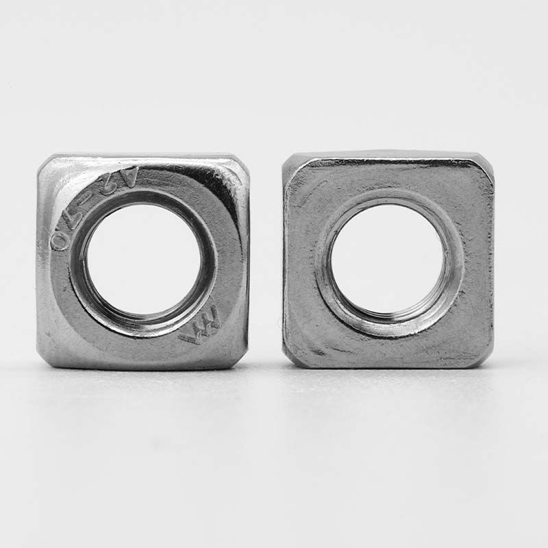 Solong chamfered square nuts