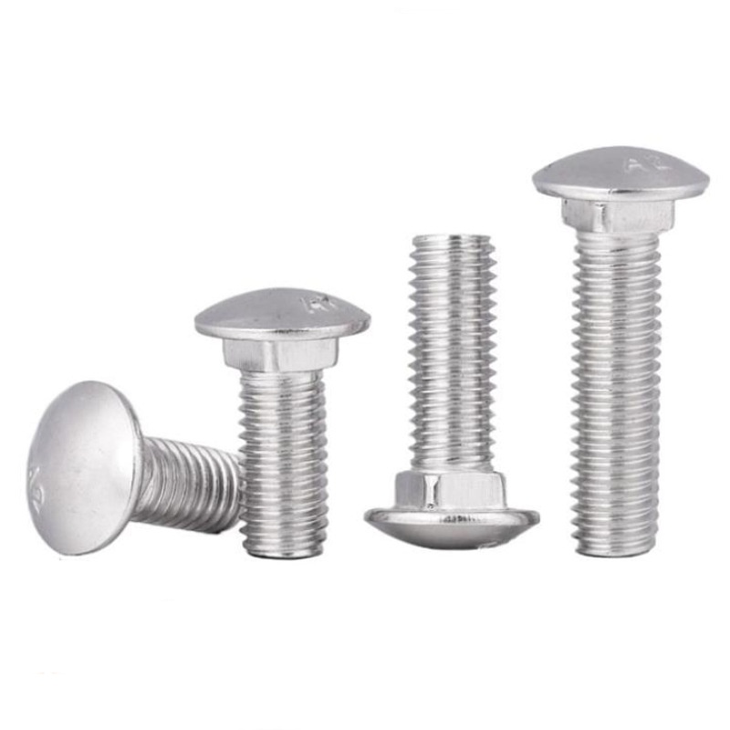 Makinis na bilog na mga bolts ng ulo