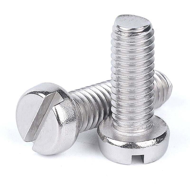 Slotted cheese head screws