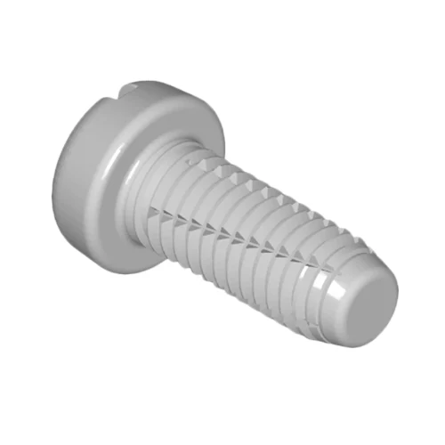 Slotted cheese head thread cutting screws