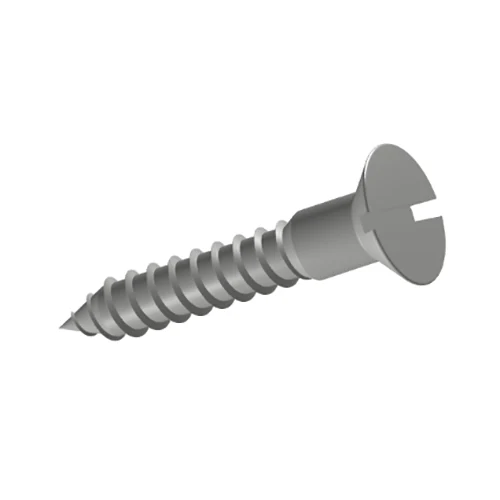 Slotted counterunk head wood screws