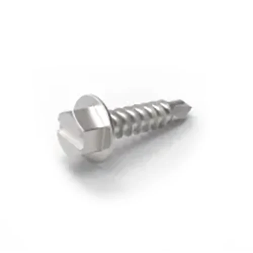 Slotted hex head self-drilling tapping screws na may kwelyo