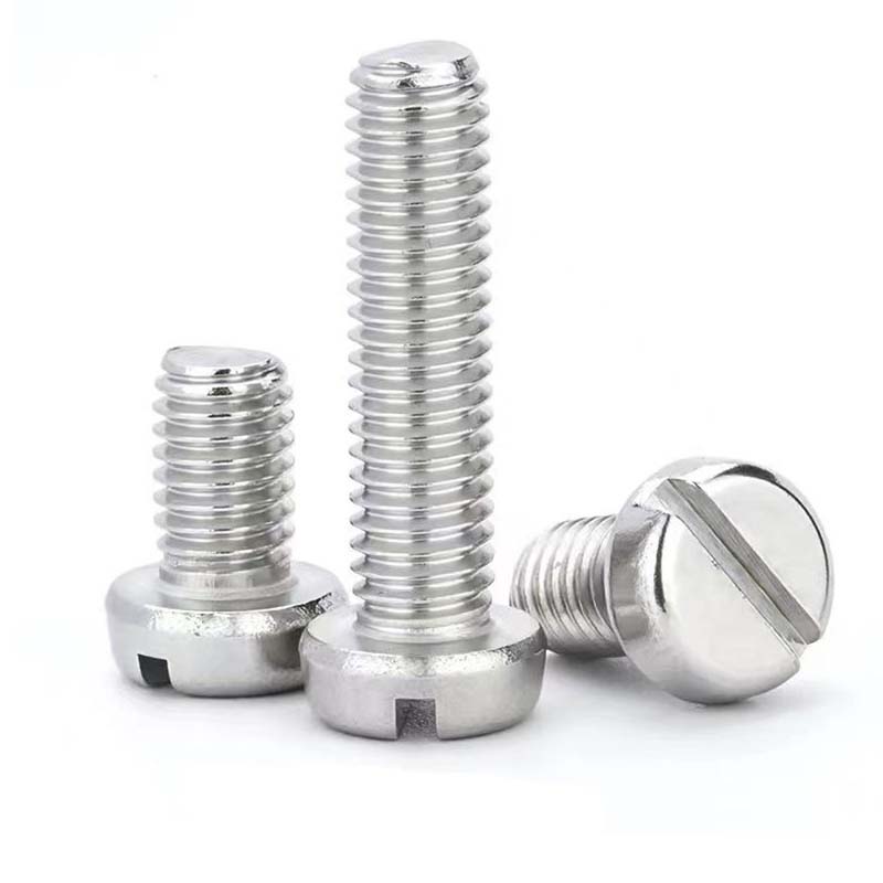 Slotted pan head screw